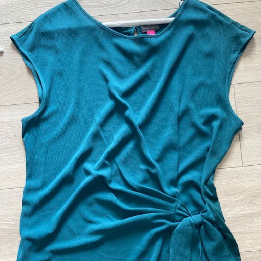 Vine Camuto teal blue-green shirt-blouse/tank- NWT